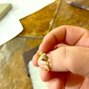 Gold and silver ring